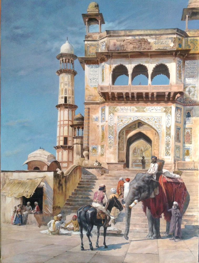 Jami Maszid Mathura reproduction (48x36 inch)