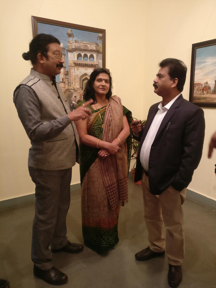 With lucknow arts college's Principal 2